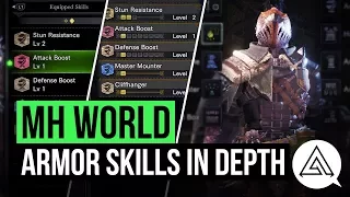 Monster Hunter World | Armor Skills Explained & All Skills so Far (Armor Skill List)