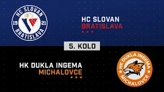 5.kolo štvrťfinále HC Slovan Bratislava - HK Dukla INGEMA Michalovce HIGHLIGHTS