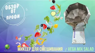 Промышленный миксер для смешивания салатов, овощей, фруктов и других продуктов Vega Mix Salat 250