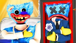 ⚰️😭HUGGY's FUNERAL SAD TRAGIC STORY (PROJECT PLAYTIME Chapter 3 Bob Animation 3D Mommy Long Legs)