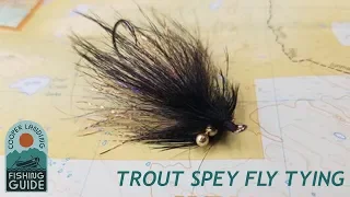 How To Tie A Deadly Trout Spey Swinging Fly - The Black Death