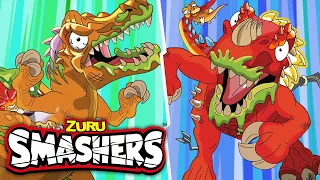 SMASHERS! Treasure Chest Brawl + More Kids Cartoons! | Zuru | Smashers World | Animated Stories