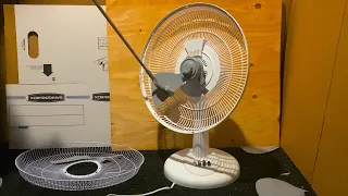 New Comfort Zone 16in Table Fan Destruction