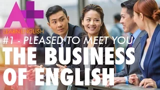 'Pleased to meet you' – Introductions in business settings | Business of English #1 | ABC Australia