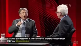Bill Gates on Q&A - World Health Initiatives and Philanthropy - UNSW (Q and A with Tony Jones)