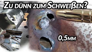 MAG Dünnblech schweißen -Technik, Einstellungen, Geräte