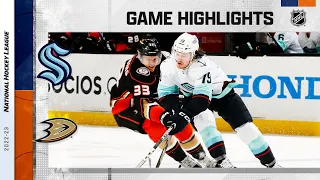 Kraken @ Ducks 11/27 | NHL Highlights 2022