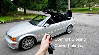 BMW e46 open/close convertible top with KEY FOB
