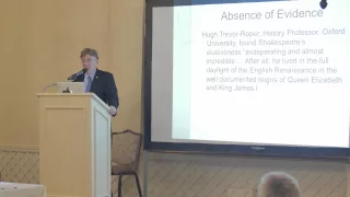 Tom Regnier — The Law of Evidence and the Shakespeare Authorship Question