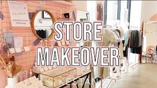 Vlog: How To Design Retail Store Space + DIY Painted Arch | KESTAN