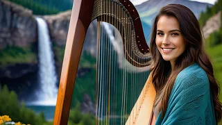 Our Most Beautiful Relaxing Music 😌 Heavenly Harp Music 😌 Relaxing Music Playlist