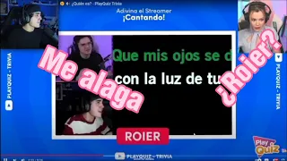 Roier ve la reacción de Aroyitt al verlo cantar