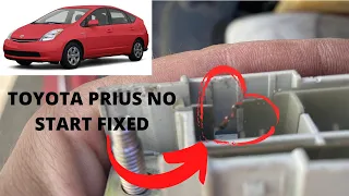 Toyota Prius No Start No Power, Even With New 12V Battery