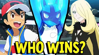 ASH vs CYNTHIA - Should Ash LOSE? | Pokémon Journeys