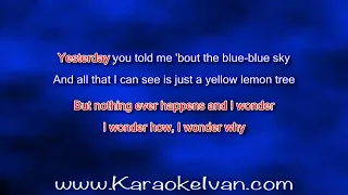 Fools Garden - Lemon Tree KARAOKE