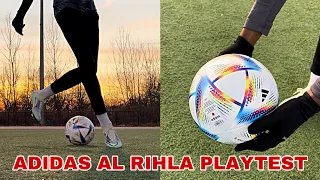 Adidas Al Rihla Official Matchball Playtest & Review | World Cup 2022 ball |