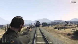 Grand Theft Auto V: TRAIN WRECK