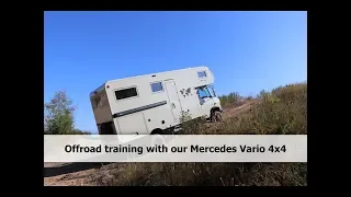 Offroad training with our Mercedes Vario 4x4