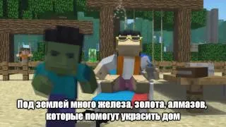 "Like an Enderman' e 'Gangnam style'Minecrafta'' Minecraft Style,Parody