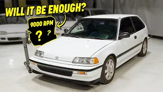 Can This NA Engine Keep Up With TURBO POWER? Honda EF Civic Build - EP1