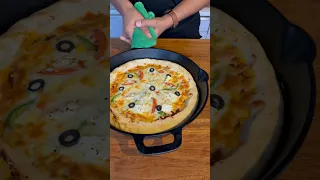 Pan Pizza Recipe 🍕PUBG PAN | #shorts #pizza