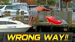 Boat Out of Control !! Haulover Boat Ramp | Boat Zone Ramps