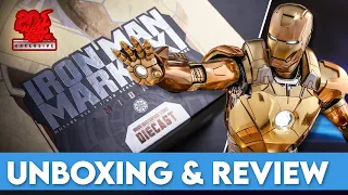 Hot Toys Iron Man Mark21 Midas Diecast Unboxing & Review