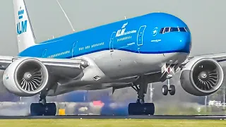 30 SMOOTH BIG PLANE LANDINGS | Amsterdam Airport Schiphol Plane Spotting [AMS/EHAM]