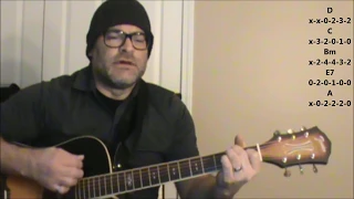 How to play "Danny's Song" by  Loggins and Messina on acoustic guitar