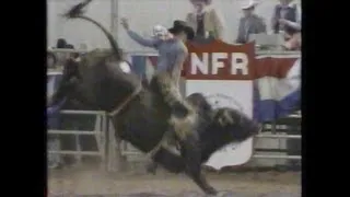 Bull Riding - 1984 NFR Rodeo Go Round Highlights and 10th Round