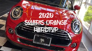 2020 Solaris Orange 4 door MINI Hardtop