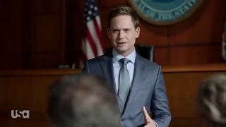 Suits S9 E09 - Mike vs. Harvey in trial