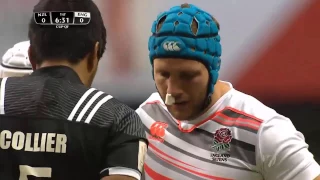 (HD) Vancouver 7s Cup Quarter Final | New Zealand v England | Full Match Highlights | Sevens