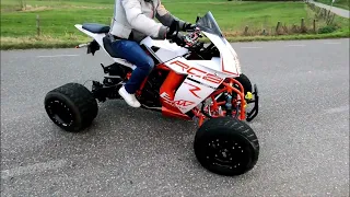 Quad KTM RC8R1190 That's fast This is not Yamaha Raptor