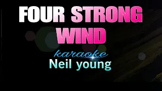 FOUR STRONG WINDS Neil young karaoke