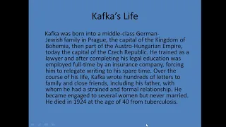 Franz Kafka Introduction