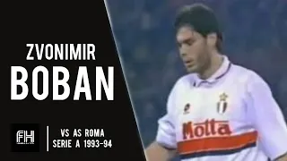 Zvonimir Boban ● Skills ● Roma 0-2 AC Milan ● Serie A 1993-94