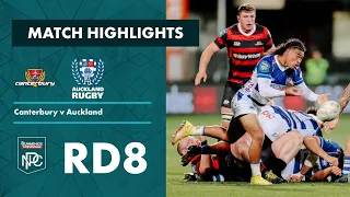 Bunnings NPC 2022 | Round 8 Highlights | Canterbury v Auckland
