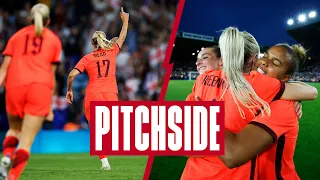 Inside Elland Road as Lionesses Produce Five-star Performance Against The Netherlands  | Pitchside