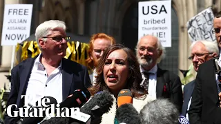 Julian Assange's wife reacts after high court ruling in extradition case