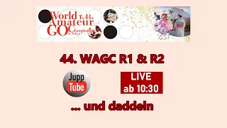 Überblick 44. WAGC (Go-Amateur-WM) Runden 1 und 2