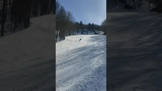 Papa the ski racer!