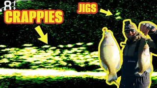 Winter Crappie Fishing in Kansas - TWO AT A TIME with LIVESCOPE!!