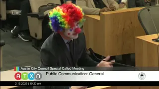 Clown wants to run Austin