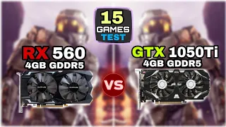 RX 560 Vs GTX 1050 ti | 15 Games Tested