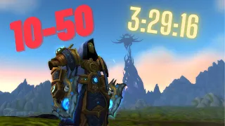 Level 10-50 World Record in 3h 29m - Previous record SHATTERED by 22minutes!