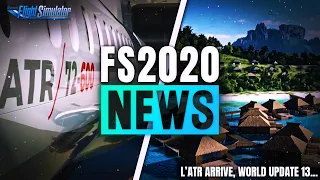 ENCORE DE SUPERBES NEWS !!! ATR 42/72, WORLD UPDATE 13, COCKPIT PARTAGÉ FENIX ... | NEWS FS2020 FR