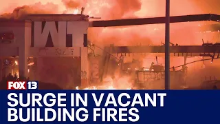 Seattle Fire Dept. concerned by surge in vacant building fires | FOX 13 Seattle
