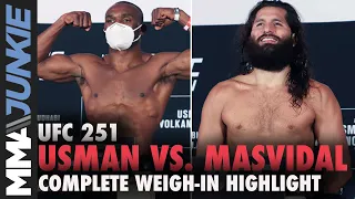 UFC 251 full weigh-in highlights: 2 miss weight