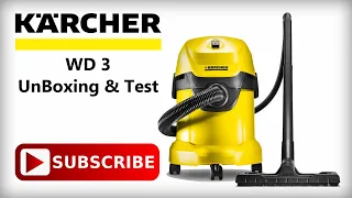 KARCHER WD3 | Best Wet & Dry Vacuum Cleaner | Unboxing & Test | Best Professional Budget Vacuum